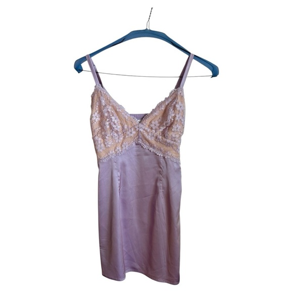 NWOT MORE TO COME Jessica Mini Dress in Lavender - Picture 2 of 7